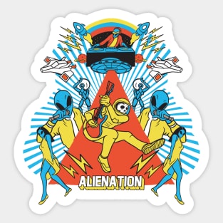 Alienation Groove Sticker